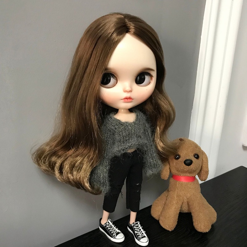 Quần áo áo len búp bê blythe phù hợp với :22 :24 0b22 ob24 quần áo búp bê licca obitsu22 obitsu24 azone