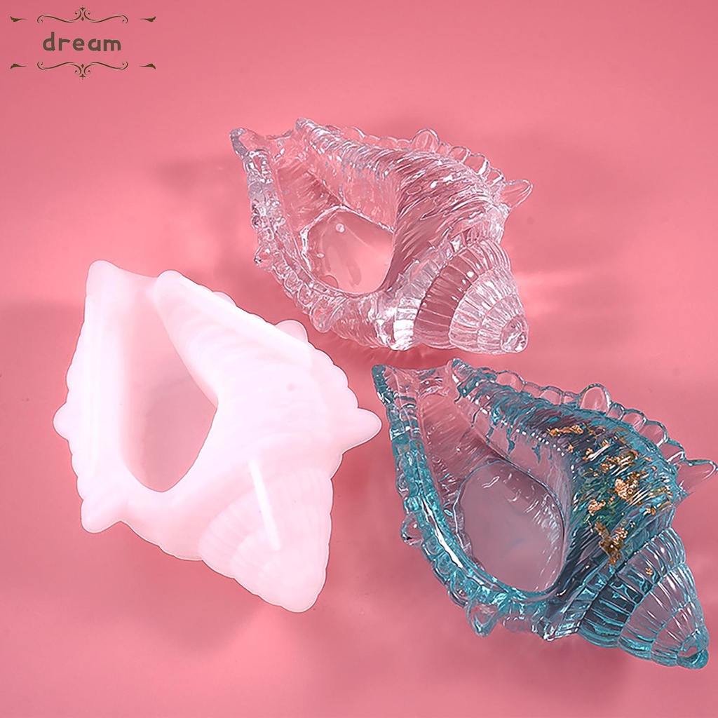 【DREAMLIFE】Shell Mould Flower Pot Home Decor Jewelry Making Sea Shell Secented Candle