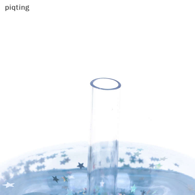 Bình Nước Nhựa Trong Suốt Dung Tích 320ml Kèm Ống Hút Tiện Lợi