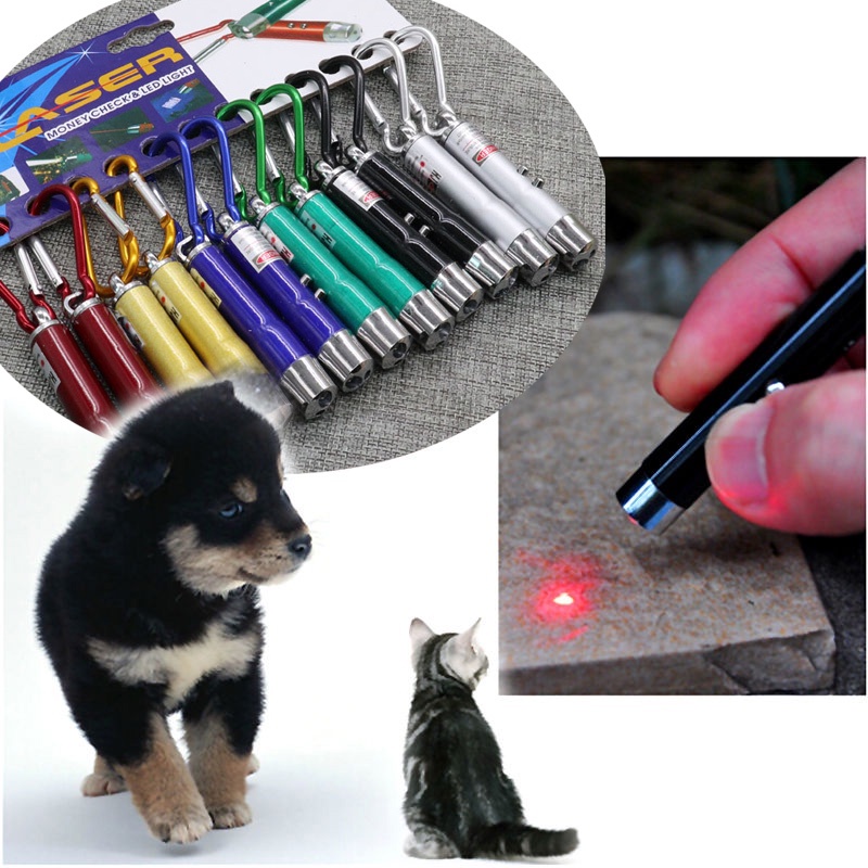 Đồ Chơi Đèn Pin laser Mini Đa Năng 3 Trong 1 Cho Thú Cưng