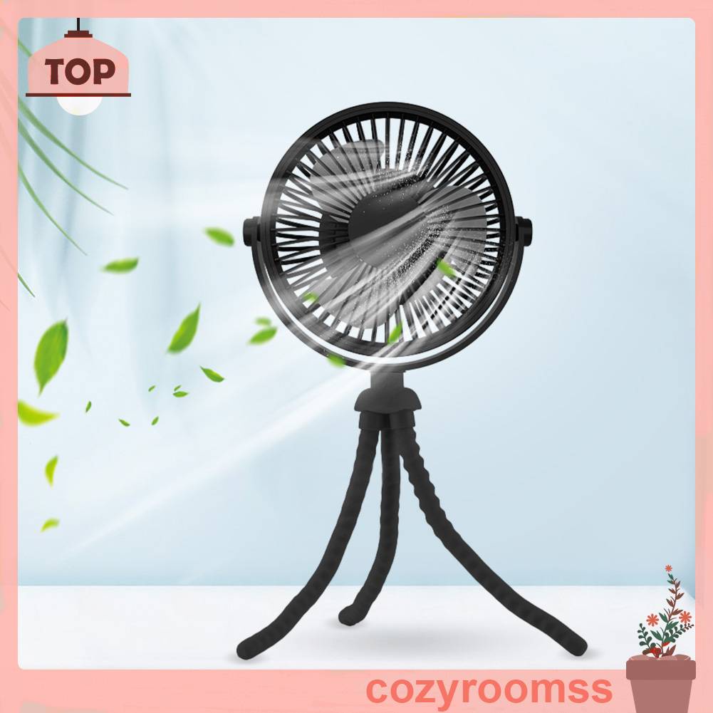 Quạt Mini Cầm Tay 3 Tốc Độ Không Ồn Hình Bạch Tuộc Sáng Tạo