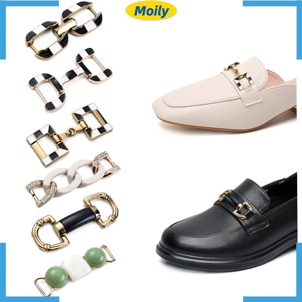 MOILYVN Khóa Kim Loại Gắn Giày Thời Trang