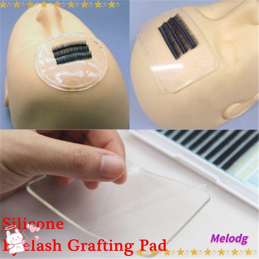 MELODG Khay Silicone Đựng Lông Mi Giả Chống Tĩnh Điện