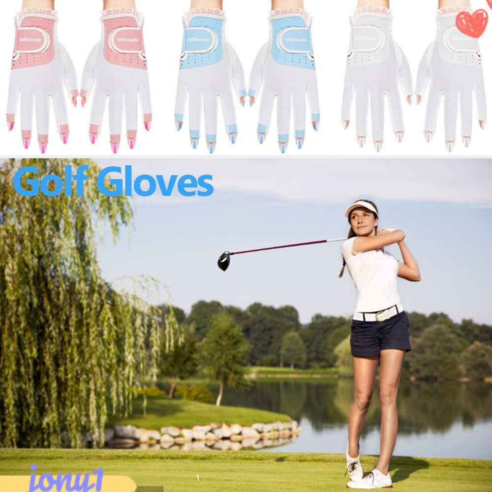 JONYE Găng Tay Đánh Golf Chống Trượt Viền Ren Lưới Cao Cấp