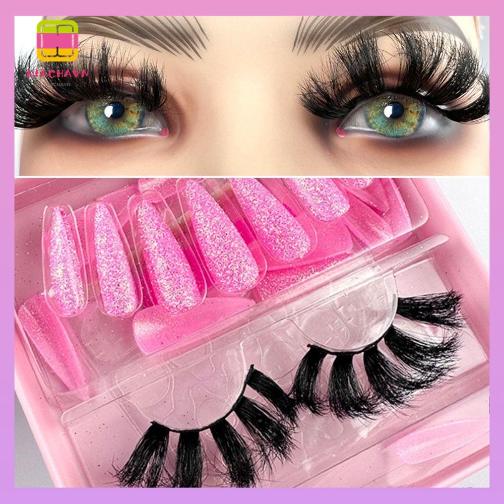 DIACHAVN Lông Mi Giả Mềm Mịn Handmade Dành Cho Người Lười