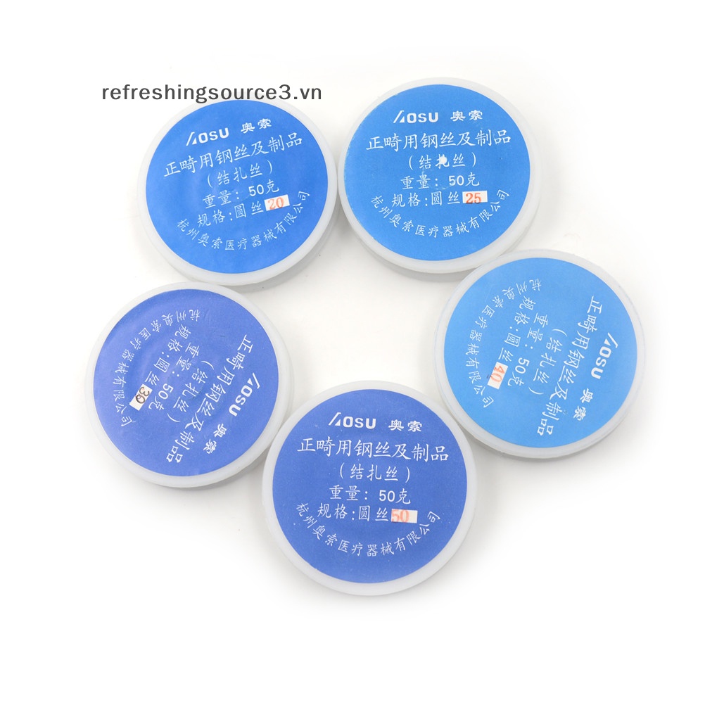 Dây Điện Chỉnh Hình Bằng Thép Không Gỉ 0.2mm-0.5mm REFRE3} 3.vn