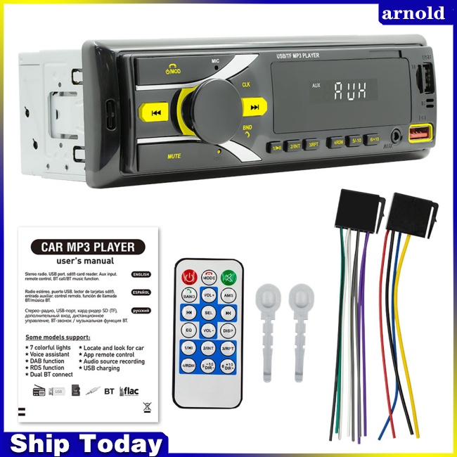 Đầu Đọc Thẻ Nhớ Rca Kết Nối Bluetooth Cho Máy Nghe Nhạc Mp3 Trên Xe Hơi