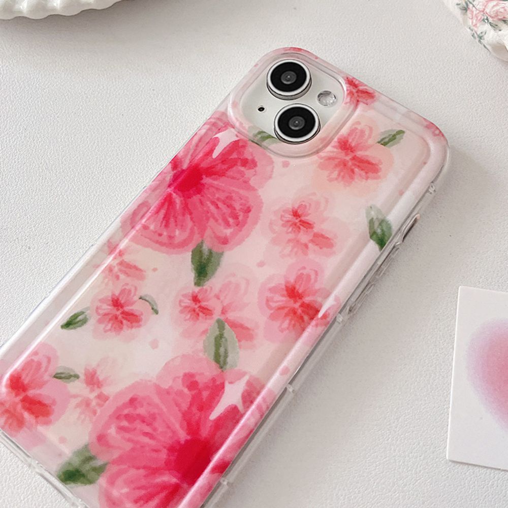 Ốp Điện Thoại TPU Mềm Chống Sốc Chống Dấu Vân Tay In Họa Tiết Graffiti Hàn Quốc Cho IPhone 14 13 12 11 Pro Max X XR 8 7 Plus