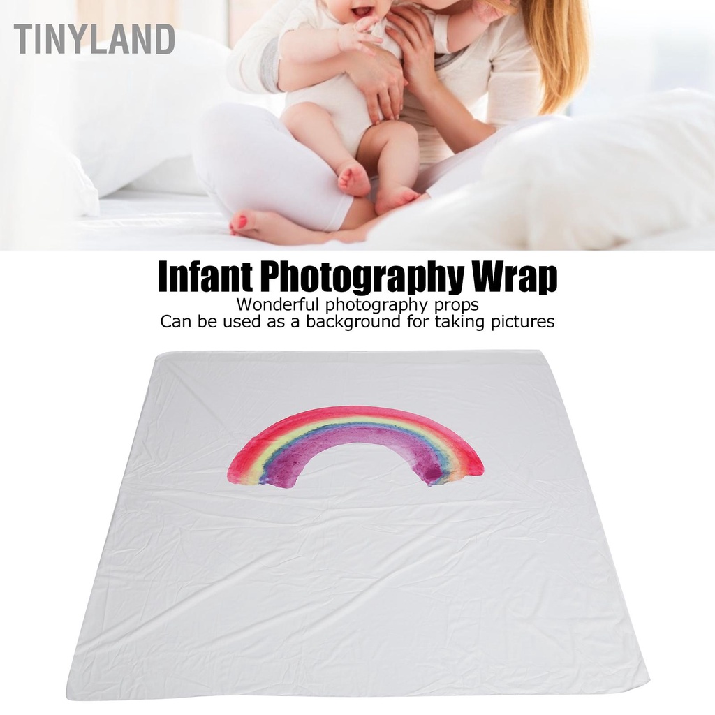 TinyLand Phông Nền Chụp Ảnh Sơ Sinh Cho Bé Vẽ Thiết Kế Chăn Hoa Văn Hoạt Hình Vải