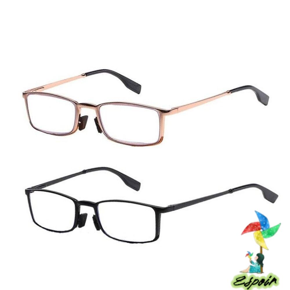 ESPO Kính Đọc Sách Mini Gọng Kim Loại 1.0~4.0 Ánh Sáng Xanh