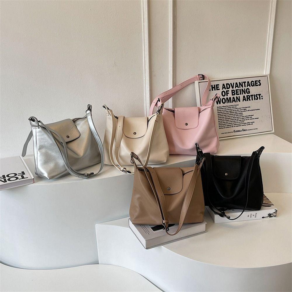 MIQUEL Túi Đeo Chéo Da PU Sức Chứa Lớn Có Thể Điều Chỉnh Phong Cách Đường Phố Thời Trang