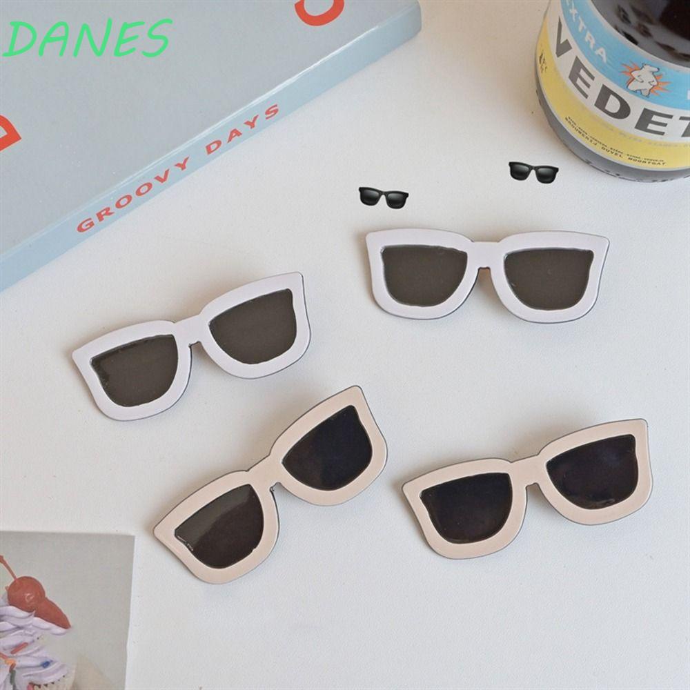 DANES Kẹp Tóc Hình Mắt Kính Râm y2k Vui Nhộn Sáng Tạo Cho Nữ