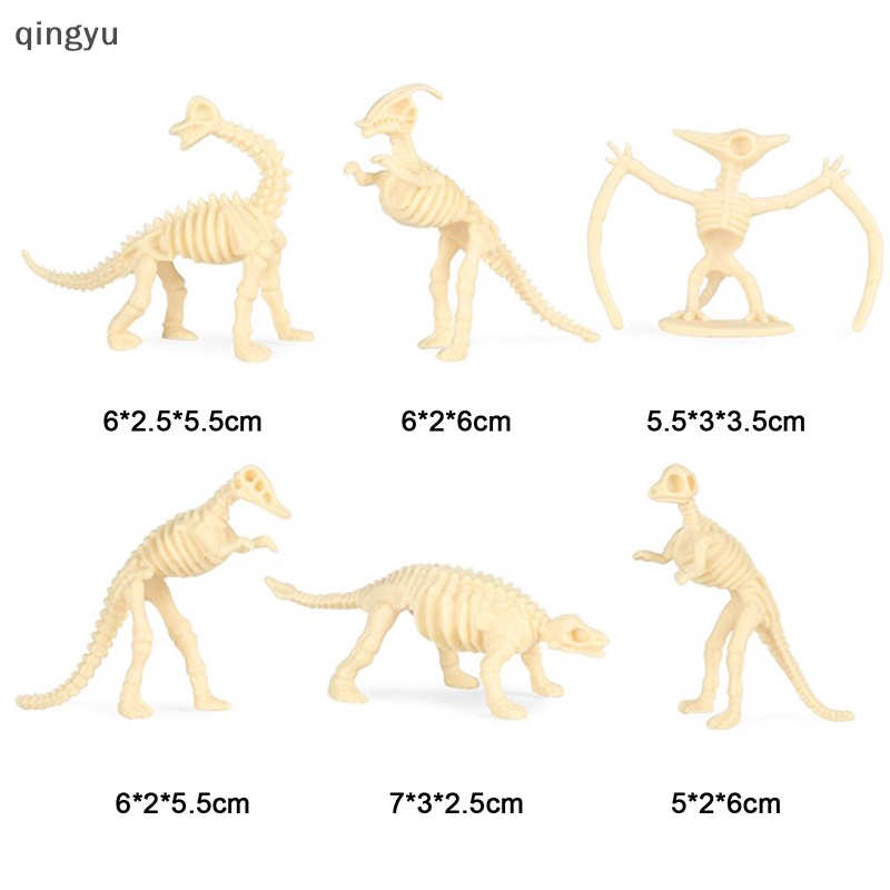 Set 12 Mô Hình Xương Khủng Long Mini Cho Bé