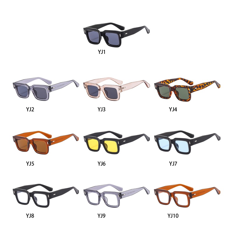 Kính Mát Gọng Vuông Phong Cách Retro Mới