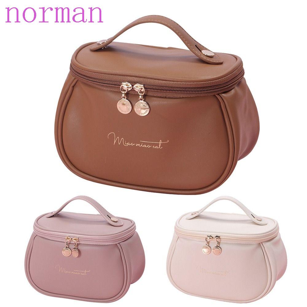 NORMAN Túi Đựng Mỹ Phẩm Hình Vuông Chống Thấm Nước Tiện Dụng Mang Theo Du Lịch
