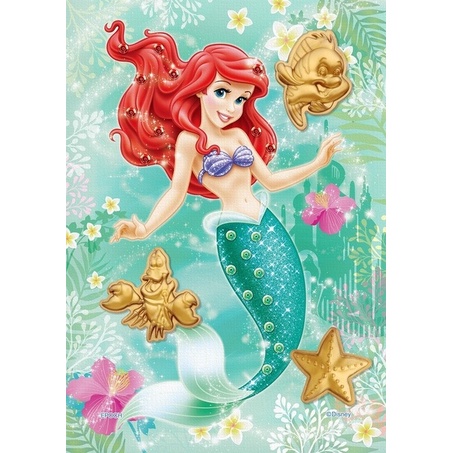 Bộ Tranh Đính Đá Toàn Diện Hình Công Chúa Tiên Cá | Tranh Đính Đá Tự Làm Hình Nàng Tiên Cá Nhỏ