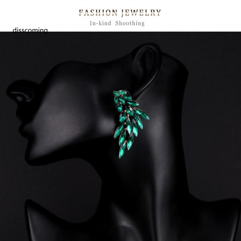 Áo Thun Tay Ngắn In Chữ SL| Đôi Bông Tai Hình Cánh Quạt Đính Đá Thời Trang Cho Nữ