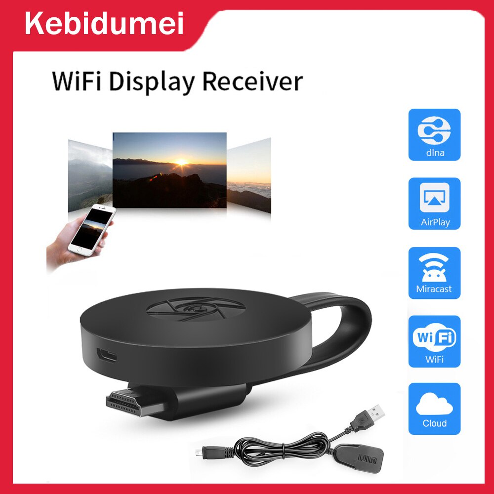 Thiết Bị Kết Nối WIFI G2 1080P HDMI Cho IOS Android Chromecast Google Hỗ Trợ Mirascreen EZcast