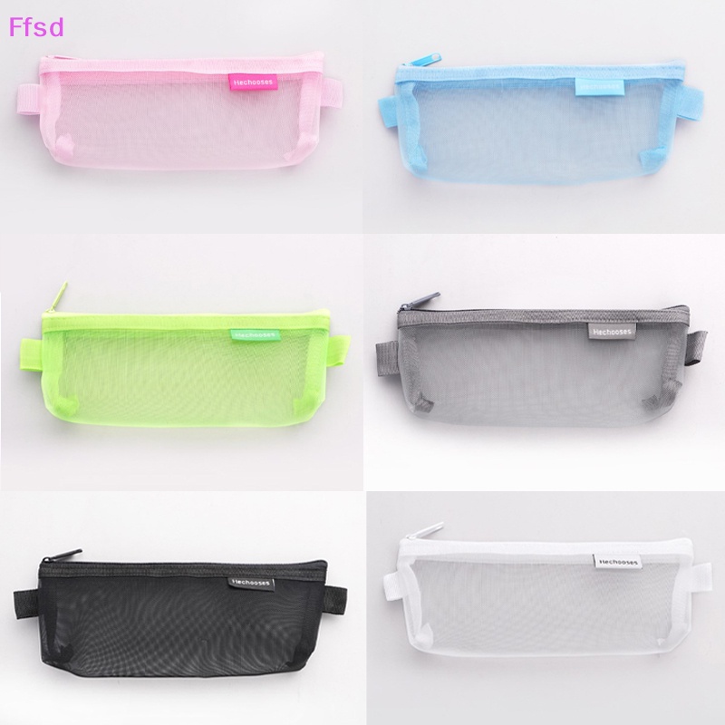 {Ffsd} Túi Lưới Nylon Trong Suốt Đựng Mỹ Phẩm / Đồ Trang Điểm / Đồ Vệ Sinh Cá Nhân Du Lịch * Hàng Bán Chạy