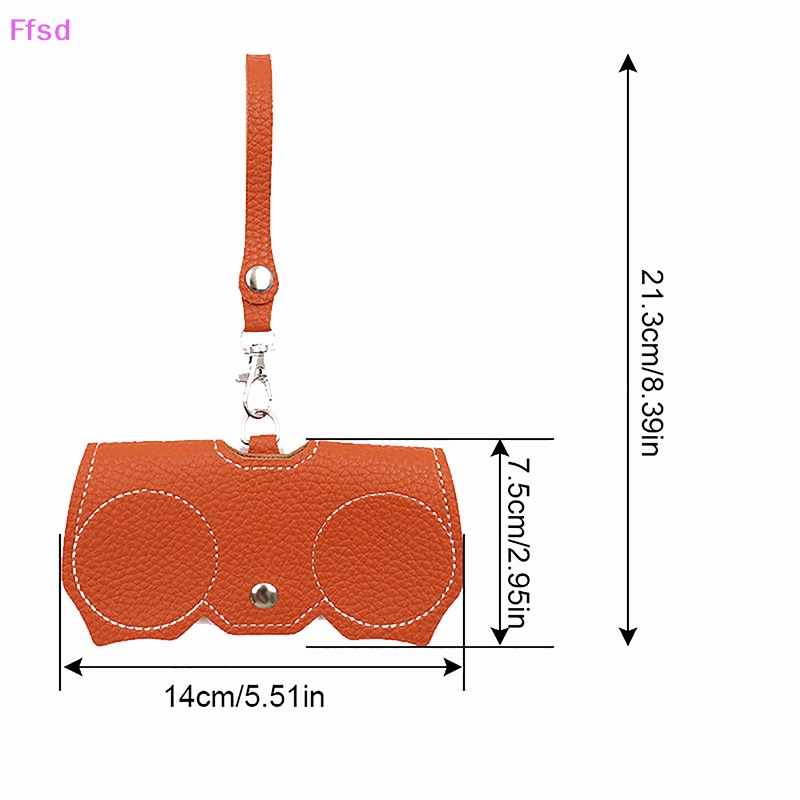 1 Túi Da Đựng Mắt Kính Cầm Tay Phong Cách Retro