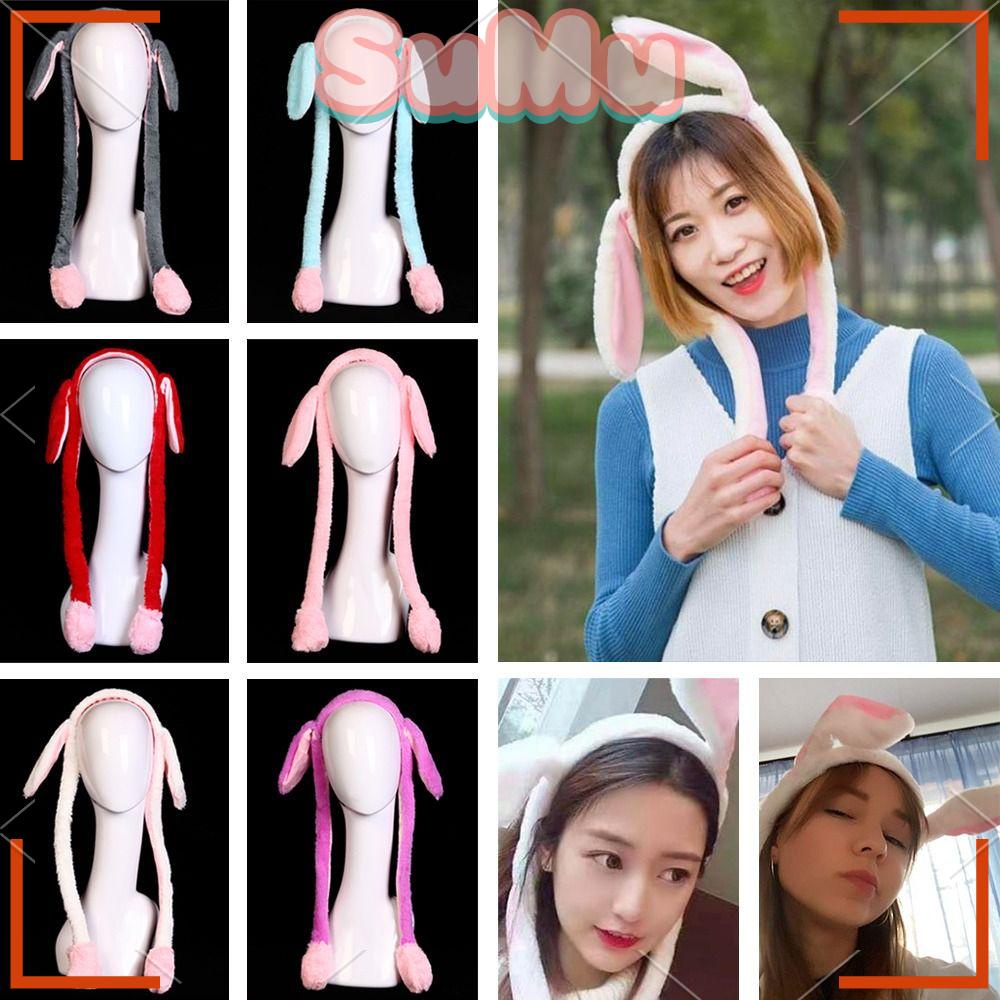 SUMU Băng Đô Tai Thỏ Nhồi Bông Đáng Yêu Cho Bé