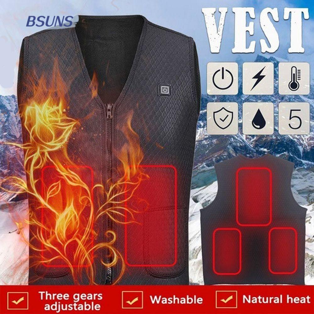 BSUNS Áo Khoác Không Tay Giữ Ấm Cao Cấp Thời Trang Dành Cho Cả Nam Và Nữ