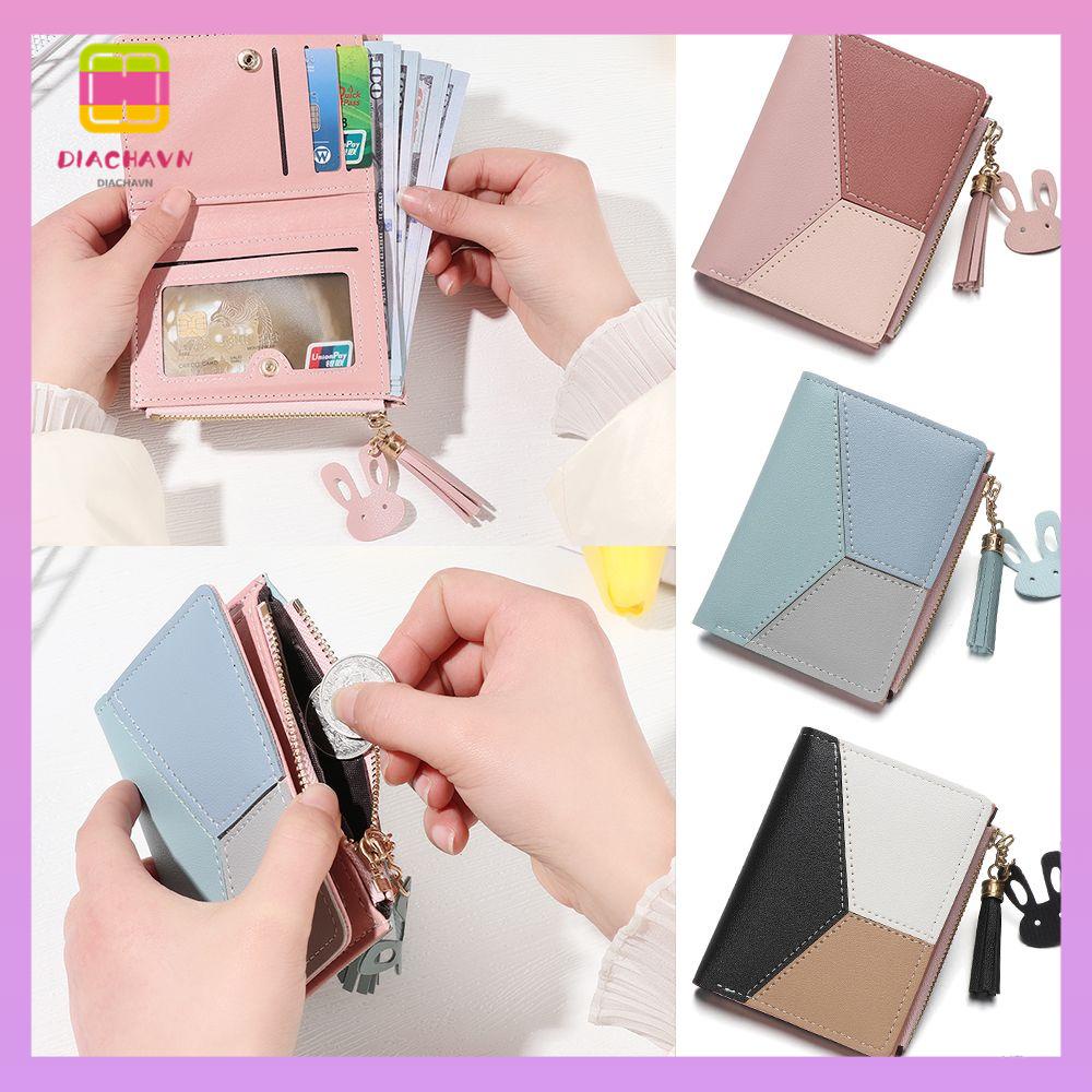 DIACHAVN Ví Nữ Da PU Thời Trang Hàn