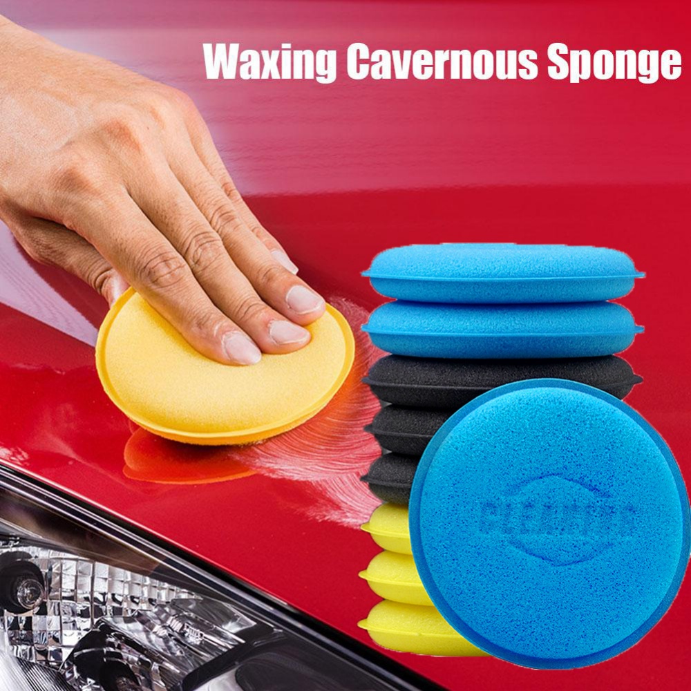 Mút Đánh Bóng / Rửa Xe Hơi Hình Tròn Siêu Mềm Chất Lượng Cao