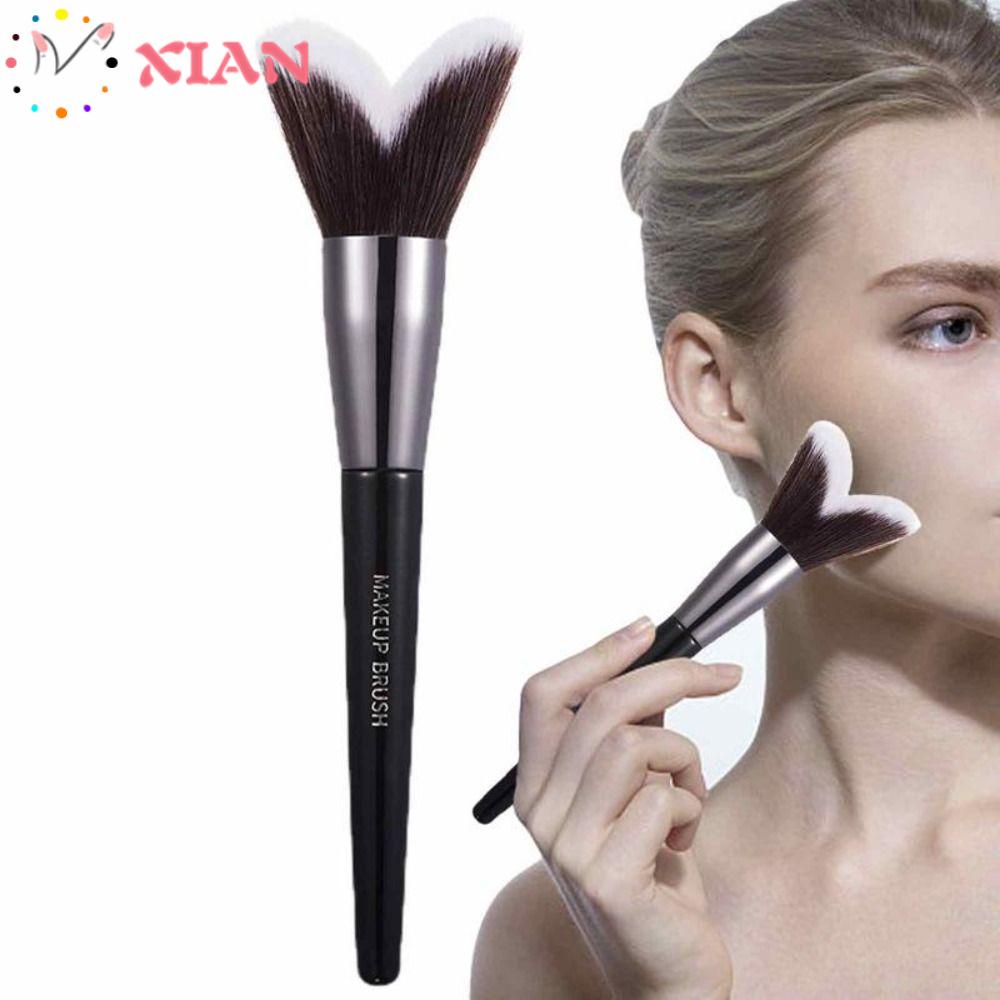 XIANTIN Cọ Đánh Khối Chuyên Nghiệp Lông Mềm Tay Cầm Dài