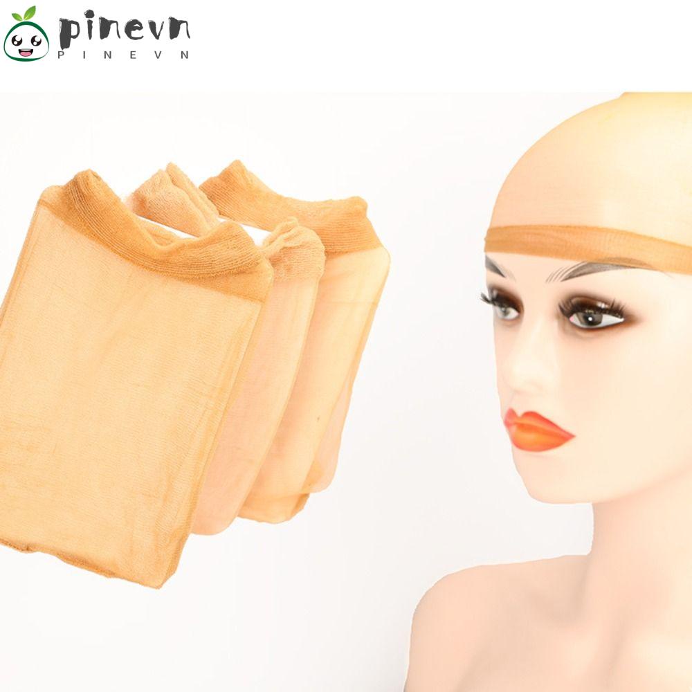 PINEVN Set 2 Mũ Lưới Đội Tóc Giả Co Giãn Dành Cho Nữ