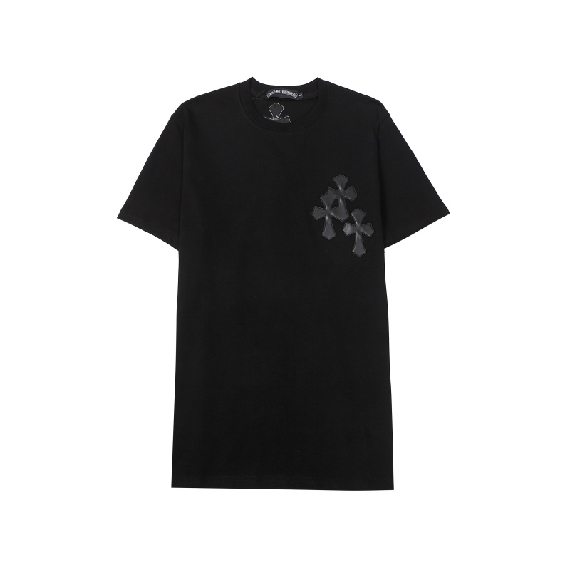 Chr-come88he-ars Áo Thun Tay Ngắn Màu Đen / Bạc Phong Cách Đường Phố Thời Trang Chất Lượng Cao Nyr65