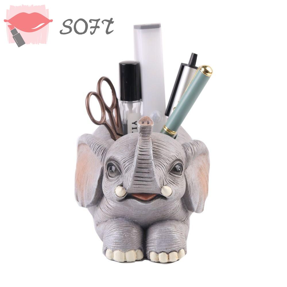 SOFTNESS Giá Đỡ Bút Chì Để Bàn Tiện Dụng Trang Trí Văn Phòng