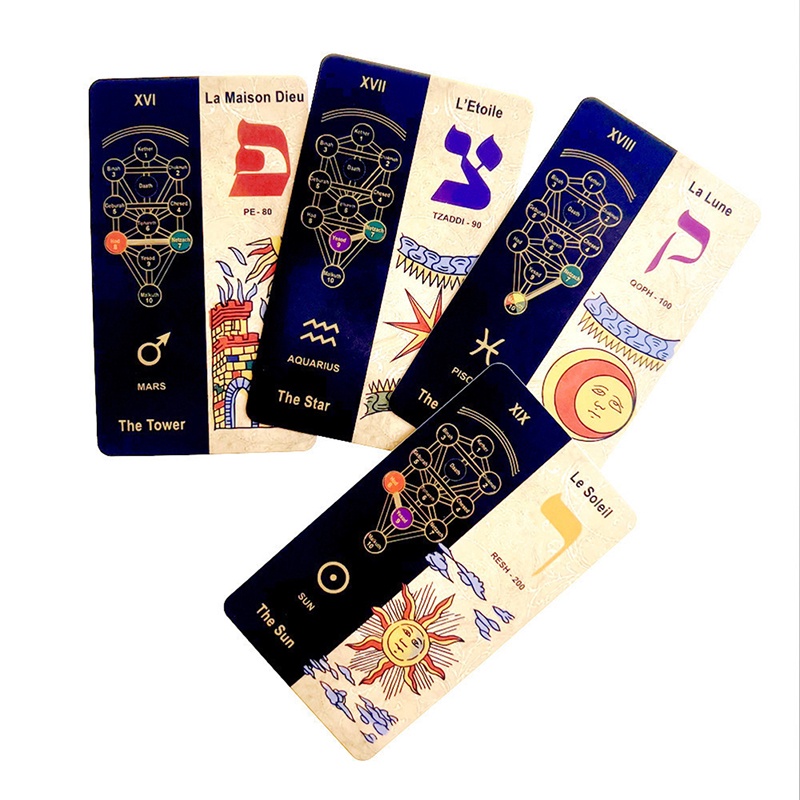 Bộ bài Tarot cổ điển Board Games Deck 5781 Bói toán Tarot Kabbalah Thích hợp cho những người đam mê và người mới bắt đầu
