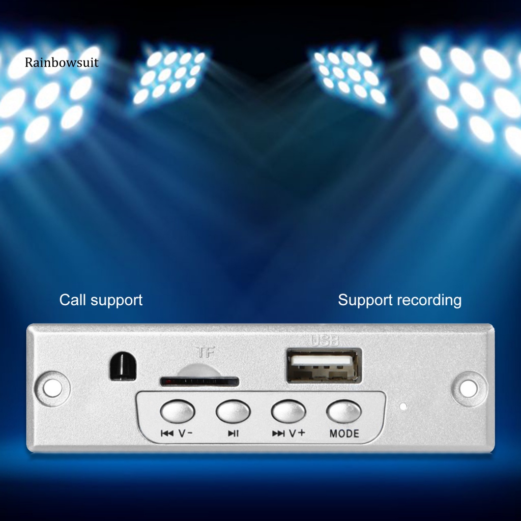 Mô Đun Giải Mã Máy MP3 12V 50W Bluetooth-compatible 5.0 Kèm Bộ Khuếch Đại Nguồn Cho Xe Hơi