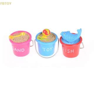 Xô đựng bãi biển mini tỉ lệ 1: 12 trang trí nhà búp bê