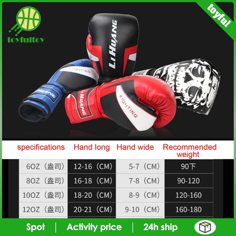 Găng Tay Boxing / Muay Thái Bằng Da PU Chất Lượng Cao