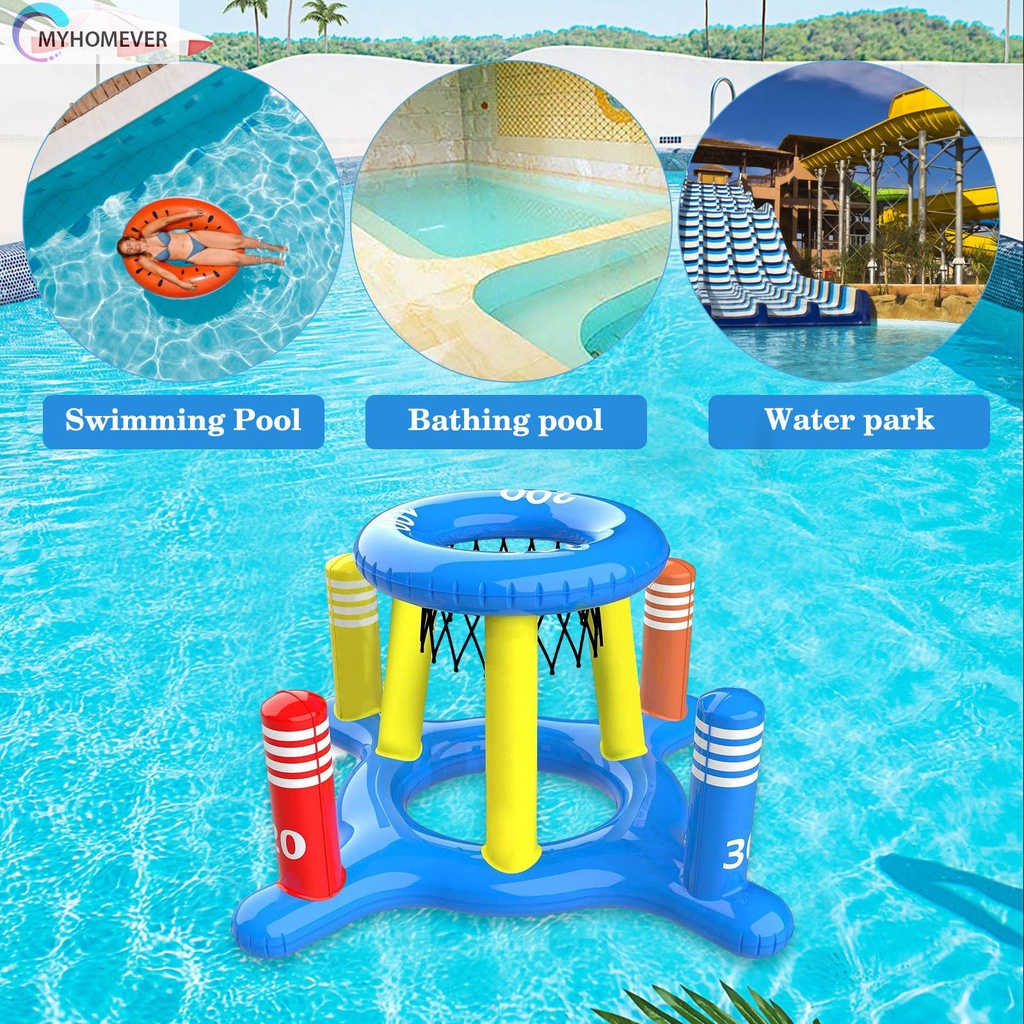 Đồ Chơi Ném Bóng Rổ Bơm Hơi Đứng Bằng PVC Dành Cho Trẻ Em Và Người Lớn