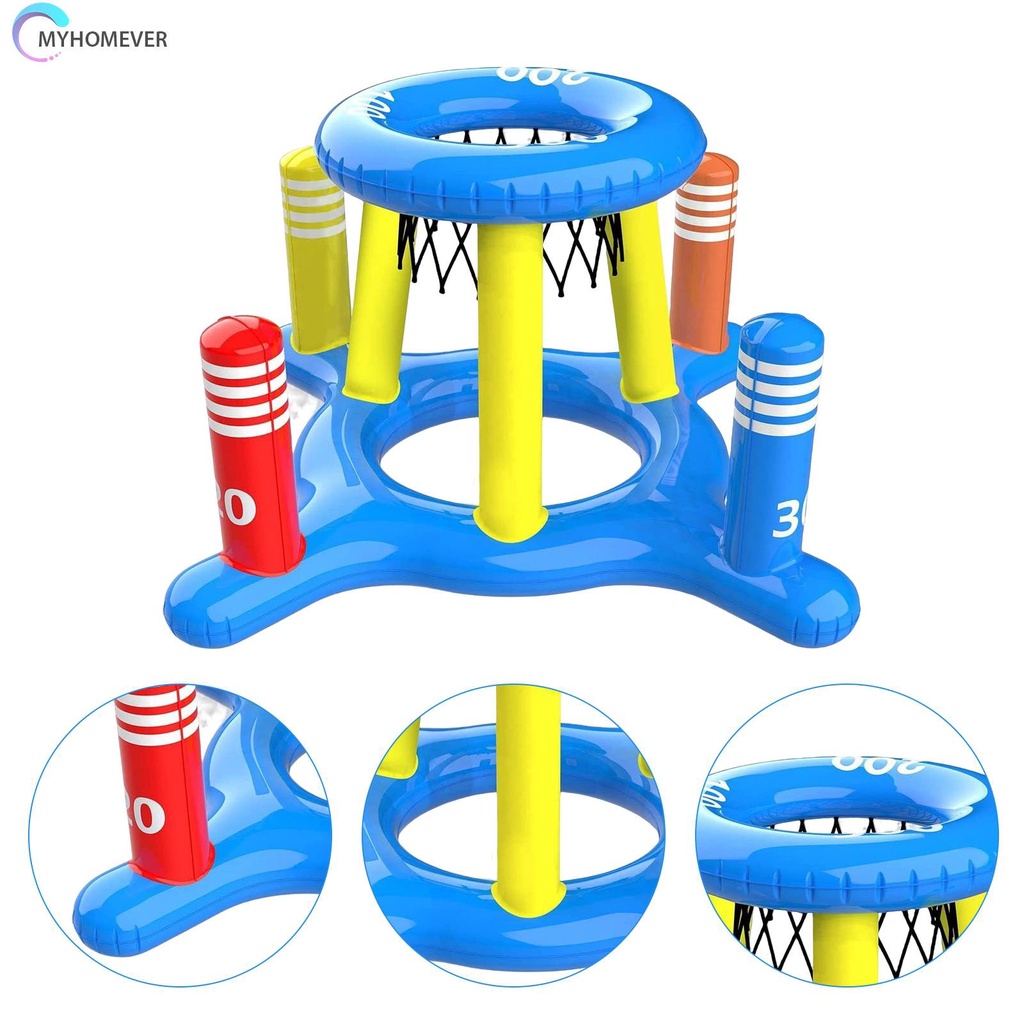 Đồ Chơi Ném Bóng Rổ Bơm Hơi Đứng Bằng PVC Dành Cho Trẻ Em Và Người Lớn