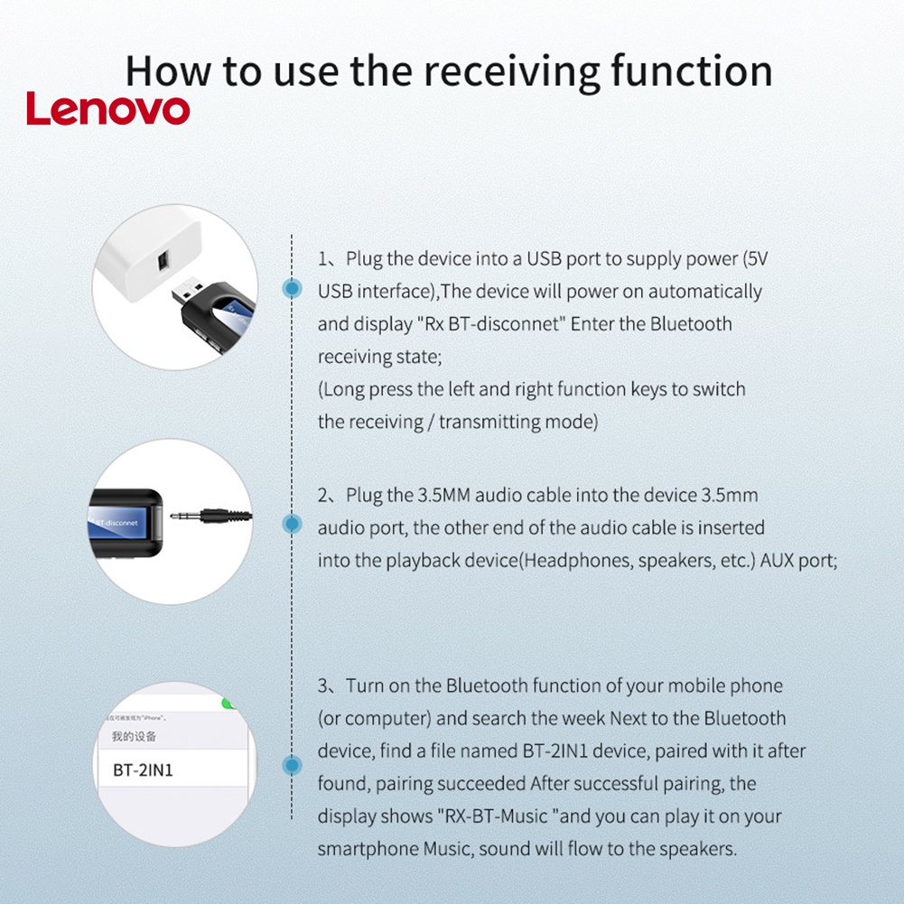 Thiết Bị Truyền Nhận Tín Hiệu Bluetooth 5.0 Không Dây 2 Trong 1 Có Màn Hình LCD