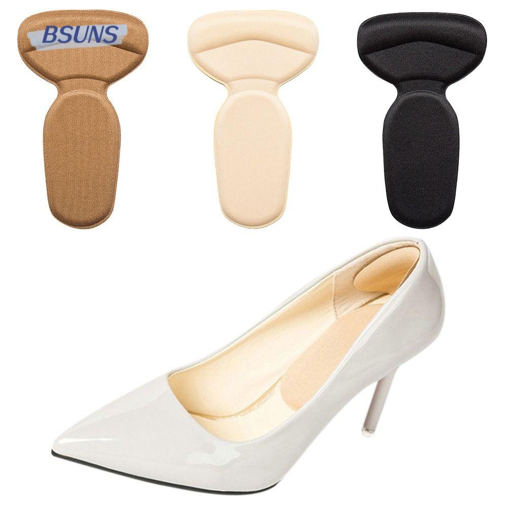 BSUNS Set 5 Cặp Đệm Lót Gót Giày Hình Chữ T Cỡ Lớn Chất Liệu Co Giãn Tốt