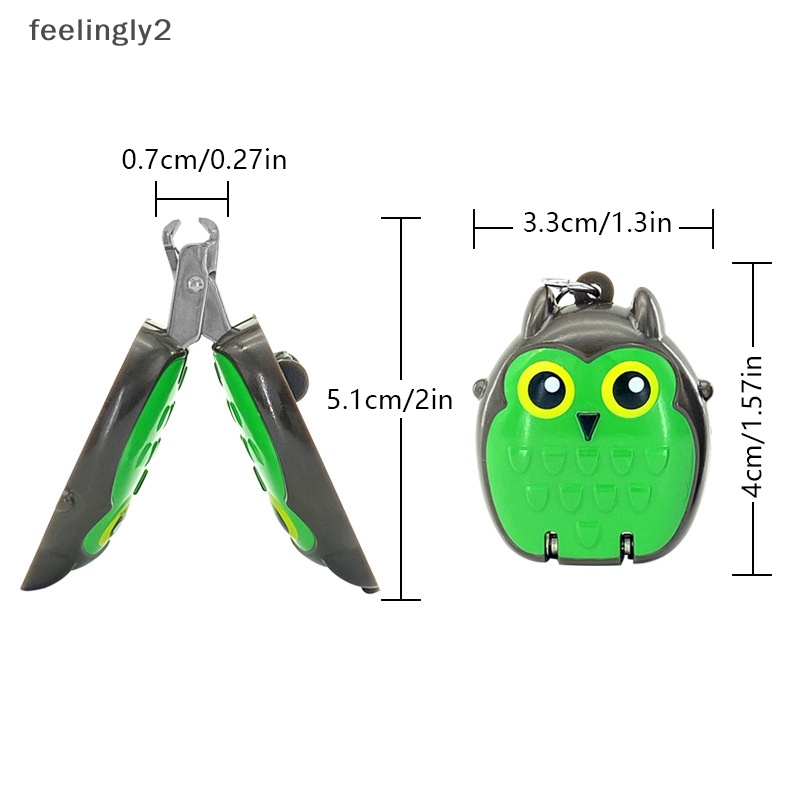 Kềm Cắt Móng Tay Mini Hình Cú Mèo Bằng Thép Không Gỉ
