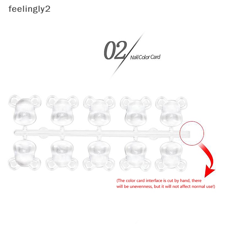 Giá Đỡ Trưng Bày Móng Tay Giả Bằng Acrylic Trong Suốt 50 / 60 Màu