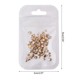 Bộ 50 HạT ĐíNh Trang Trí MóNg 3d diy