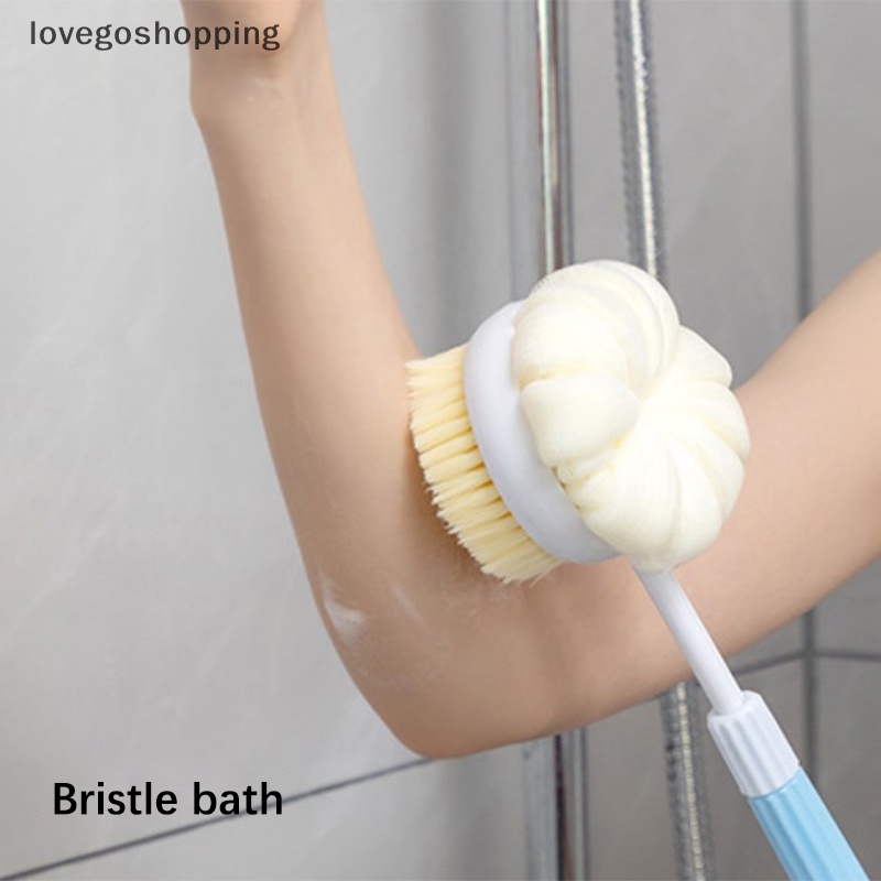 Bàn Chải Xốp Mát Xa Cơ Thể Khi Tắm Có Tay Cầm Tiện Dụng