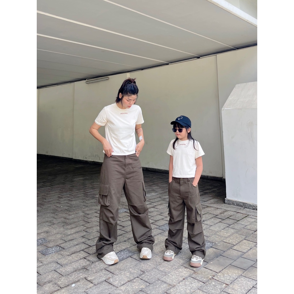 Quần dài kaki túi hộp ống rộng - ZICO PANTS - Thời trang mẹ bé - QTK 31