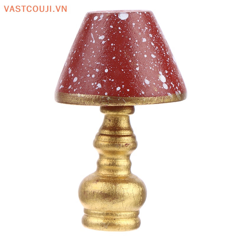 Mô Hình Đèn Bàn VASTJI Tỉ Lệ 1: 12 Dùng Để Trang Trí Nhà Búp Bê