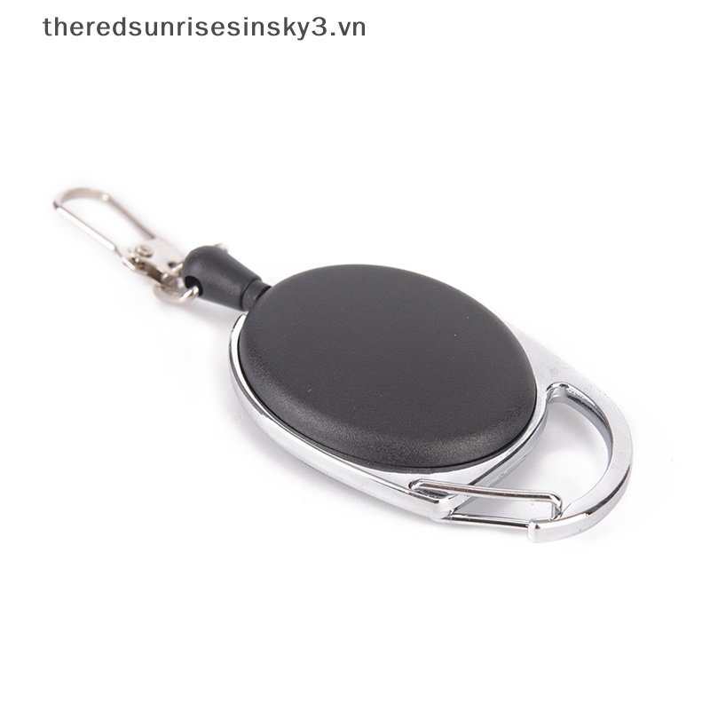 # # Thời Trang # Móc Chìa Khóa Bằng Thép Cuộn Dây Có Thể Thu Vào Dùng Ngoài Trời.