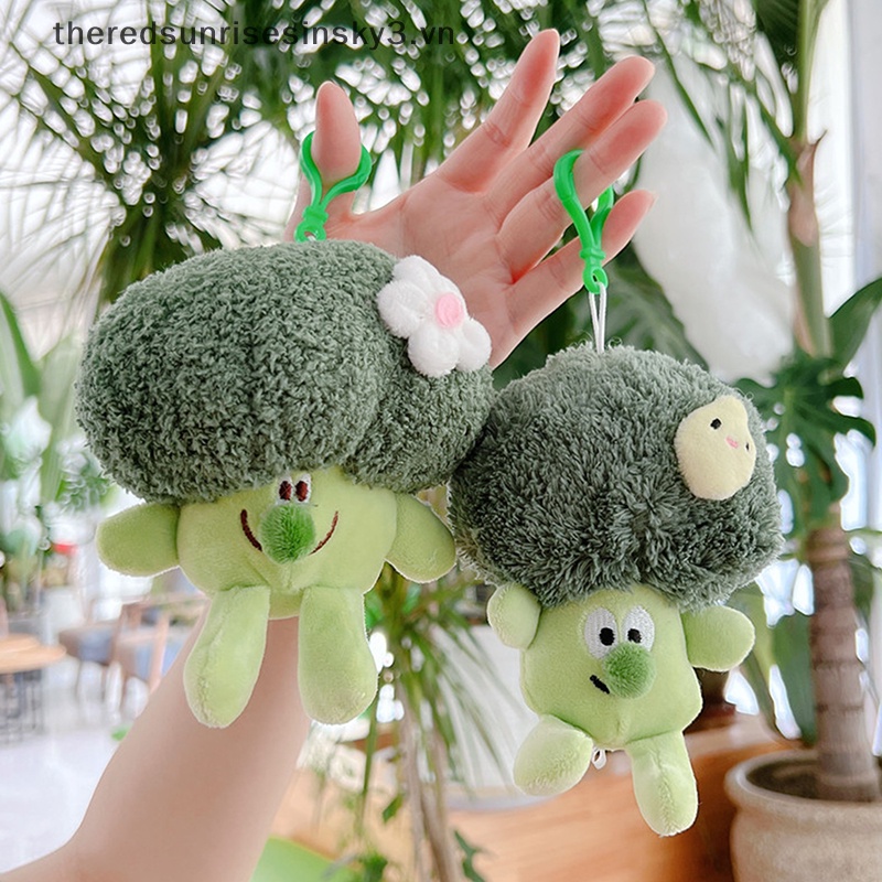 # # Móc Khóa Hình Thú Nhồi Bông Broccoli Phong Cách Hàn Quốc Dễ Thương Sáng Tạo Dành Cho Nữ