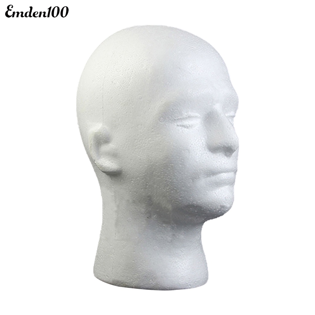 [EMDEN] Giá Đỡ Tóc Giả Bằng Xốp Bền Nhẹ Chắc Chắc Chắn Đầu Đực