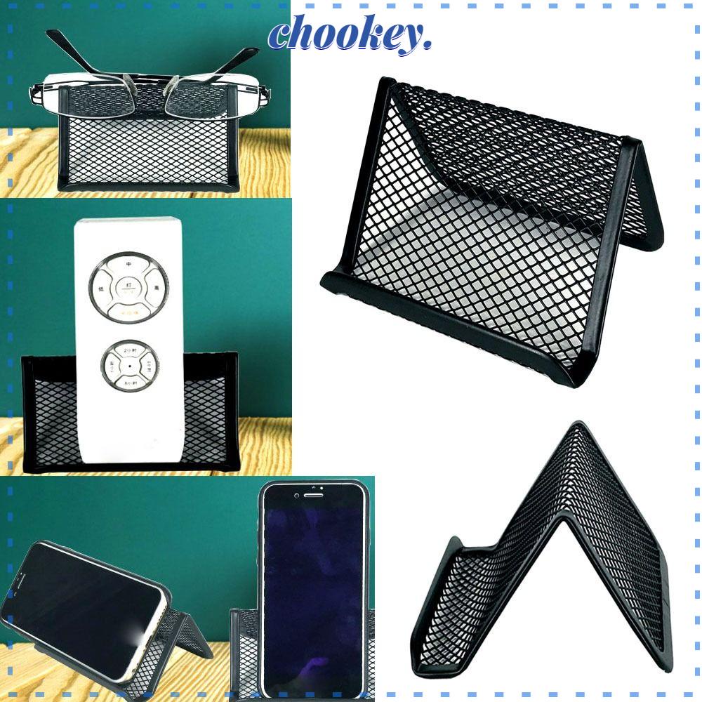 CHOOKEY Giá Đỡ Thẻ Danh Thiếp Để Bàn Dạng Lưới Để Bàn Tiện Lợi